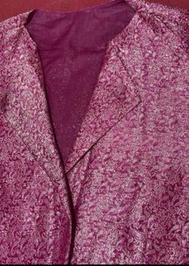 Pink Peplum Style cord set