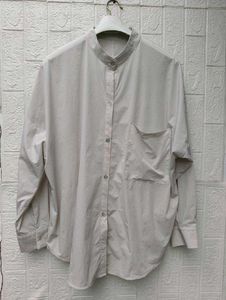 New with tag Oversized Beige Button-Up Shirt