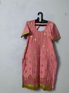 Elegant Pink Kurta Set with Dupatta