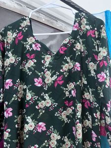 floral print kurta set