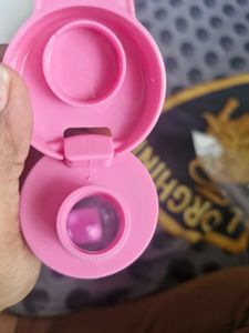Pink Plastic Water Bottle