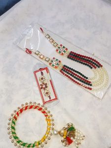 Colorful Indian Jewelry Set