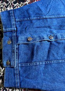 Trendy Long Denim Skirt | Blue A-Line Skir