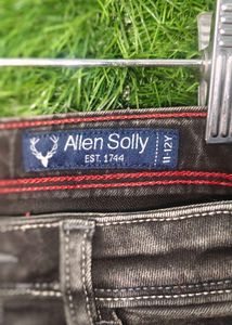 Allen Solly Grey Denim Jeans