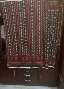 Green Printed Pakistani Dress Material