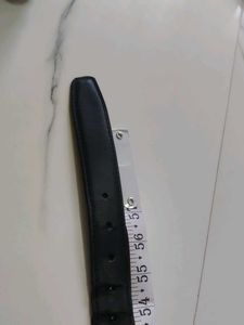 Stylish Black Leather Belt