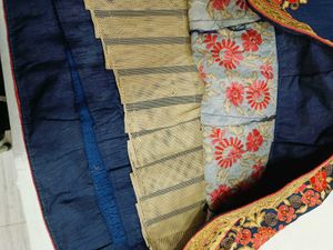 🇳🇿💫🎀Elegant Navy &amp; Red Embroidered Lehenga