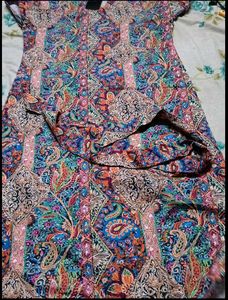 Boho Paisley Print onepiece dress