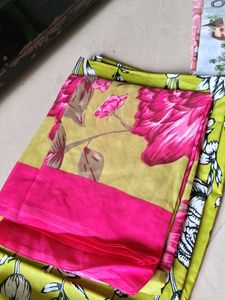 2 patchwork unstitched dress Material