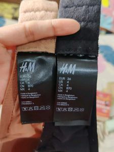 H&amp;M 2-pack non-wired bandeau bras