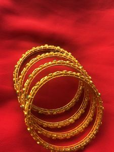Gold Bangle Set