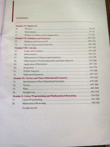 Nios Class 12 Math Text Book