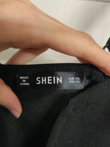 Shein xs black bodycon dress