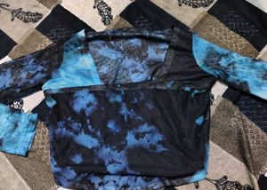 Stylish Tie-Dye Sheer top