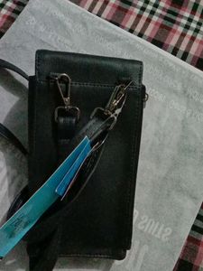 Mens Side Sling For Mobile Passport Card Etc