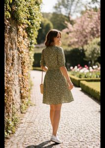 Floral Print Mini Dress