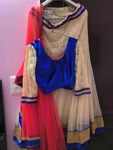 Loot Lo Offer Heavy Lehenga Choli Velvet Blouse
