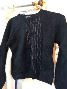 Girls Black Sweater