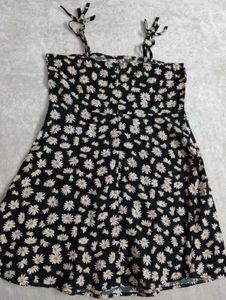 Daisy Print Mini Dress