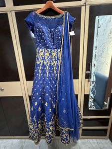 Blue Anarkali