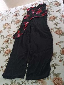 Floral Print kids Jumpsuit