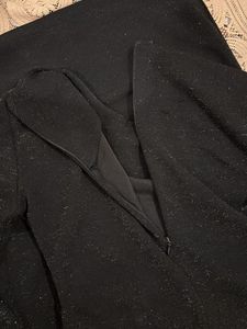 Sparkly Black Long Sleeve Dress