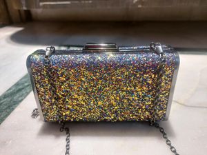 💎❤LOGUS Acrylic Metallic Clutch