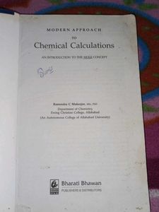 Modern Approach to Chemical Calculations