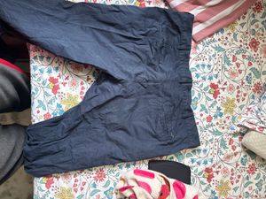 Comfortable Navy Blue Cargo Pants
