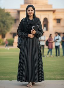 girls college students wear Abaya