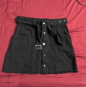 Urbanic Black denim skirt
