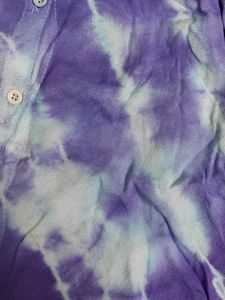 Handmade tie dye cotton shirt