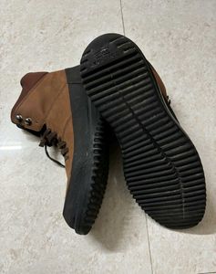 Cole Haan Brown Leather Hiking Boots