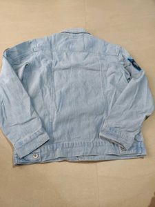 LOCOMOTIVE Denim Jacket with Patches, M Size