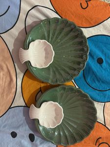 Decorative Green Shell Plate