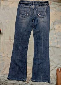 EDC by Esprit Vintage Women's Y2K LOW RISE Blue Je