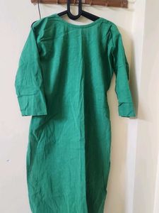 Elegant Green Kurta with beads