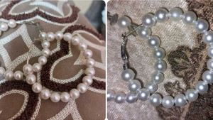 Silver Tone Bracelet with Mirror Detail