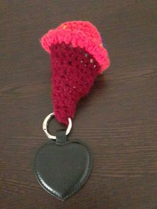 crochet  icecream Keychain