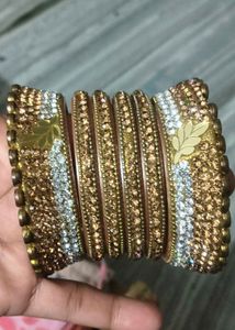Exquisite Embellished Bangle Set