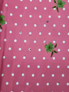 Floral &amp; Polka Dot print bedcover