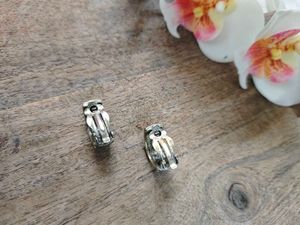 Vintage Chic Textured Clip-On Earrings