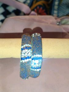 Blue Bangle Set Of 2