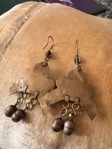 Vintage silver Afgan Earrings