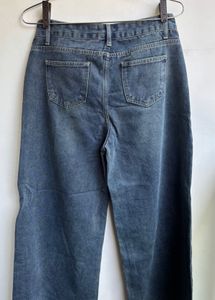 Blue Wide Leg Jeans