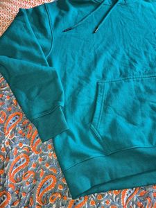 Teal Pullover Hoodie