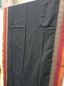 GentlyUsedElegantKhadiCottonSaree-StichedBl