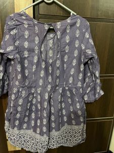 Stylish Purple Kurta with White Dhoti Pants