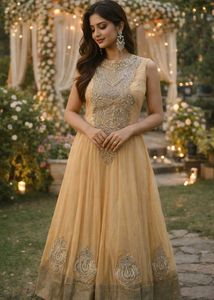 Elegant Embroidered Anarkali