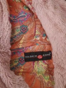 Pink Faux Fur Hooded Vest